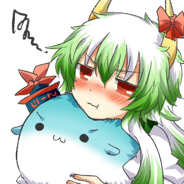 kamishirasawa keine and ex-keine (touhou) drawn by rebecca_(keinelove)