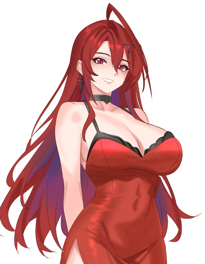 elizabeth rose bloodflame (hololive and 1 more) drawn by rijeka1918