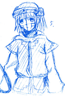 elk (.hack// and 1 more) drawn by yuura_shiu