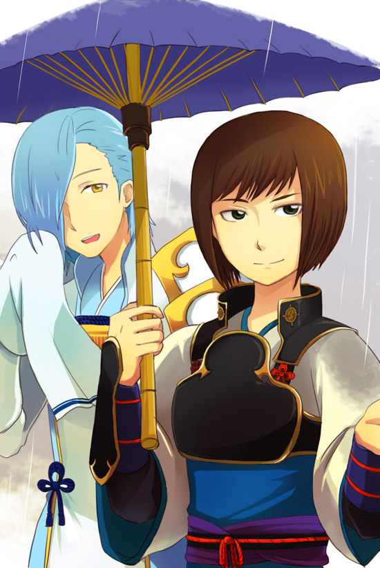 shigure and hisame (fire emblem and 1 more) drawn by mimu_(imonikai)