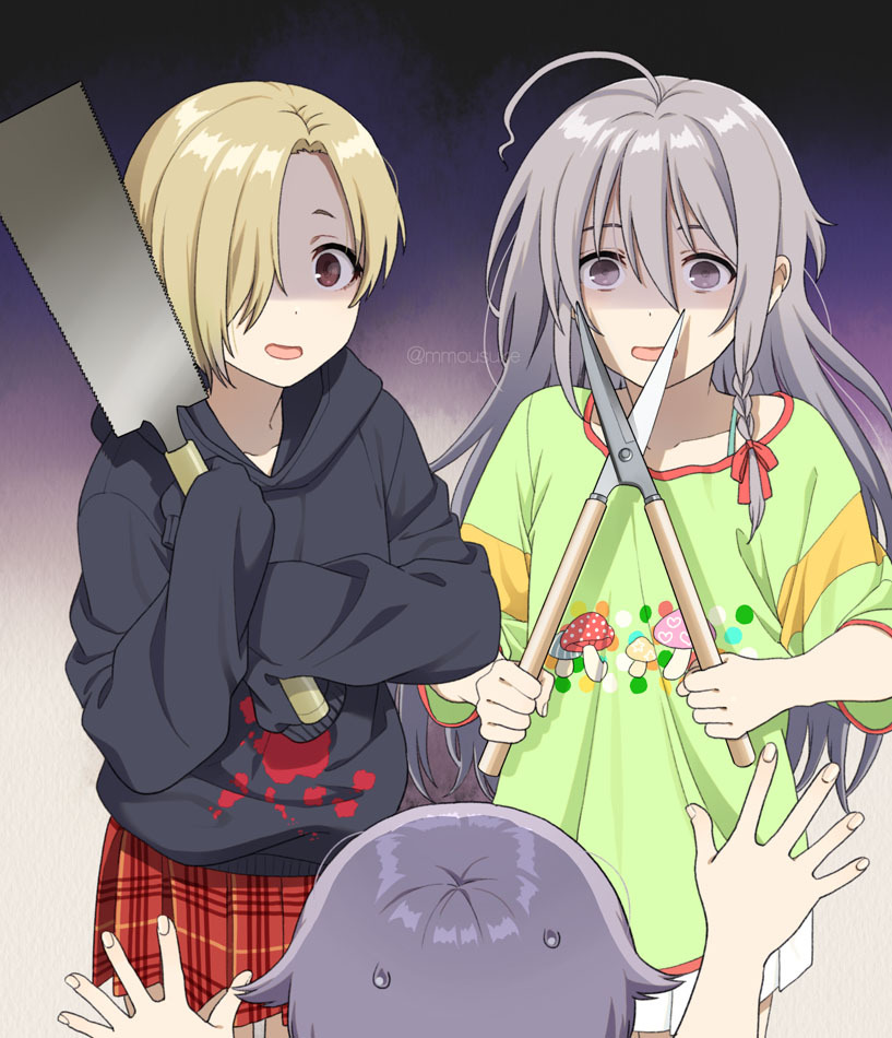 shirasaka koume, koshimizu sachiko, and hoshi syoko (idolmaster and 1 more) drawn by mattaku_mousuke