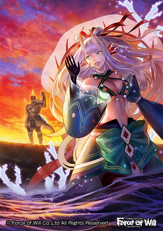 shaela and kirik rerik (force of will) drawn by higurashi_nakaba