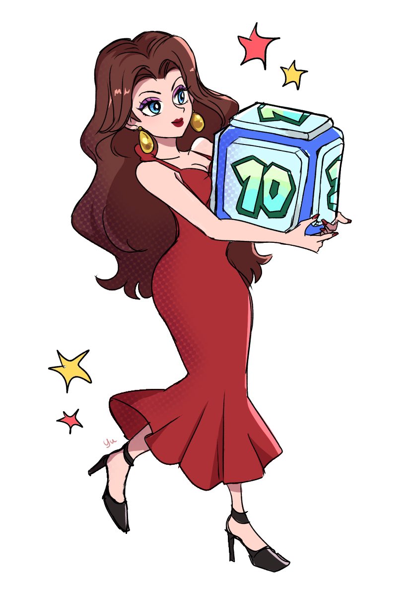pauline (mario and 3 more) drawn by agua_mp