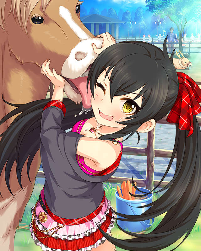 matoba risa and blitzen (idolmaster and 1 more)