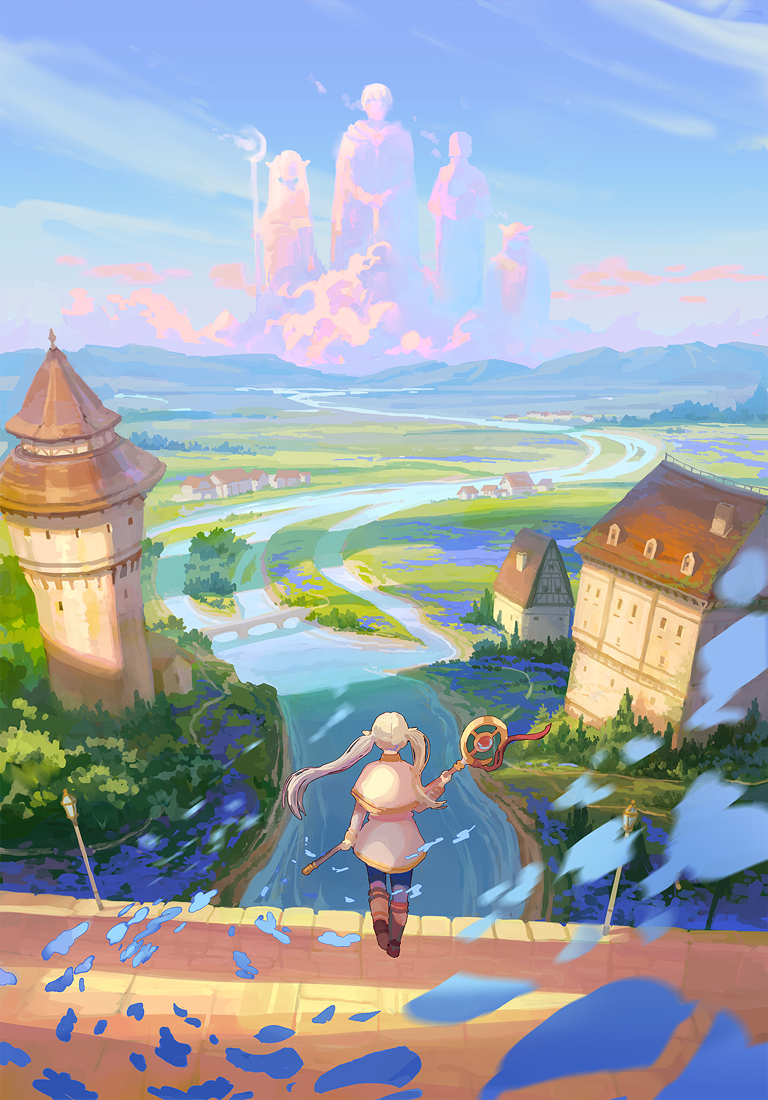 frieren, himmel, eisen, and heiter (sousou no frieren) drawn by denis_istomin