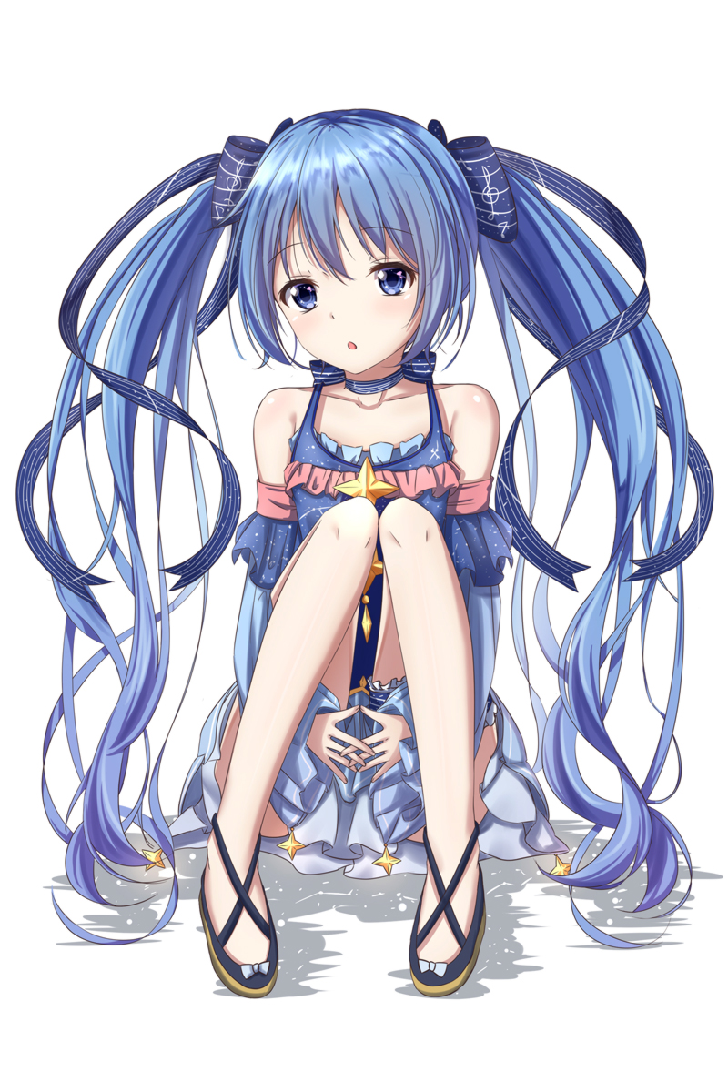 hatsune miku and yuki miku (vocaloid and 1 more) drawn by akira_(been0328)