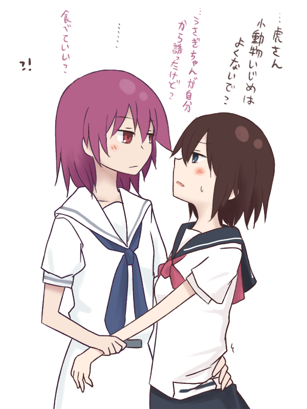 miyanaga teru and onjouji toki (saki and 1 more) drawn by hitsuji_nata