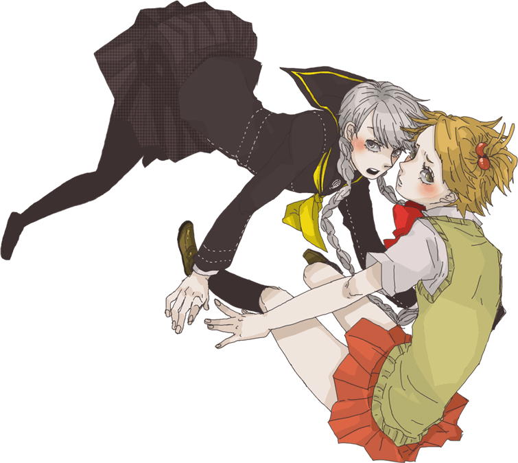 narukami yu and hanamura yousuke (persona and 1 more) drawn by ten_(ch)