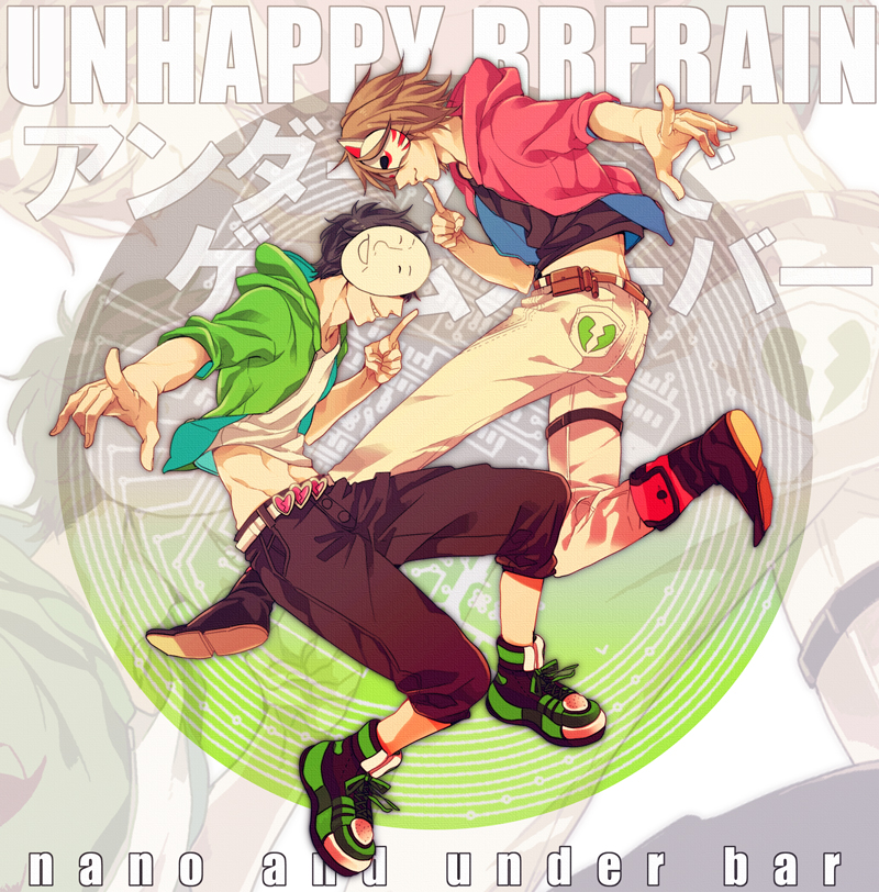 nano and underbar (vocaloid and 2 more) drawn by sushiko15