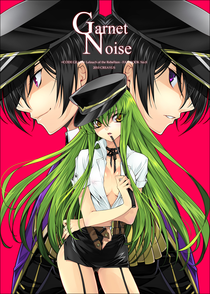 c.c. and lelouch vi britannia (code geass) drawn by creayus