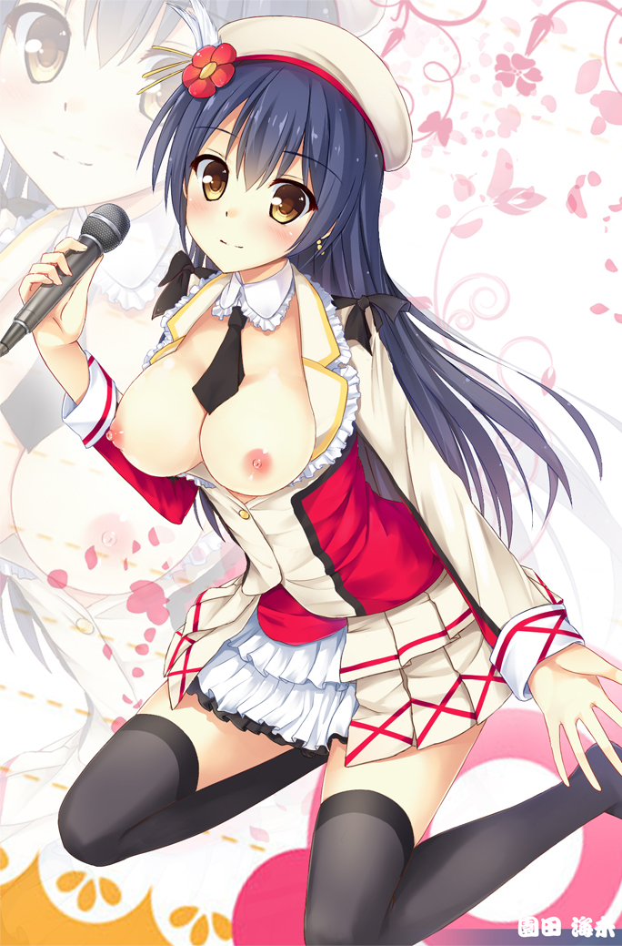 sonoda umi (love live! and 1 more) drawn by kukan