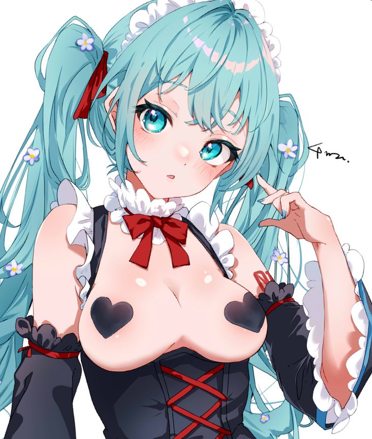 hatsune miku (vocaloid) drawn by anzu_(x_anzu_ill)
