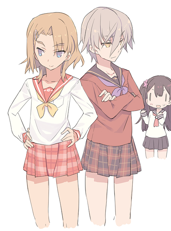 serizawa shion, alvin granford, and mikhail lancelot (pop-up story) drawn by blade_(galaxist)