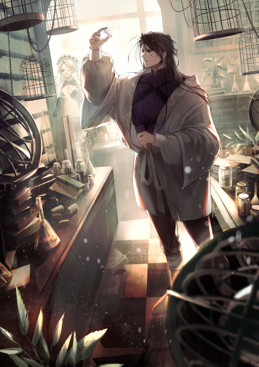 marlone and enderk yard (atelier and 1 more) drawn by hirose_(10011)