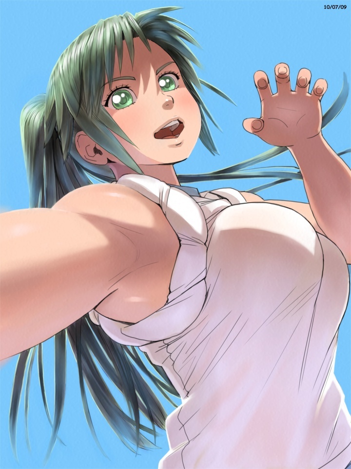 sonozaki mion (higurashi no naku koro ni) drawn by zenkou