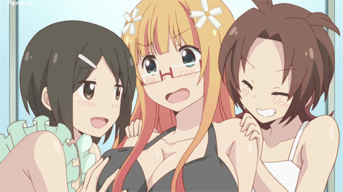 sonoda mitsuki, ikeno kaede, and iizuka yuzu (sakura trick)