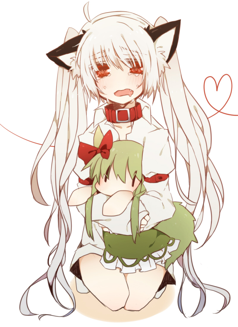 fujiwara no mokou, kamishirasawa keine, and ex-keine (touhou) drawn by fujisaki_miyabi