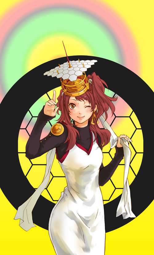 kujikawa rise and himiko (persona and 1 more) drawn by isshoku_(shiki)