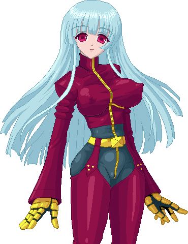 kula diamond (the king of fighters) drawn by real-warner