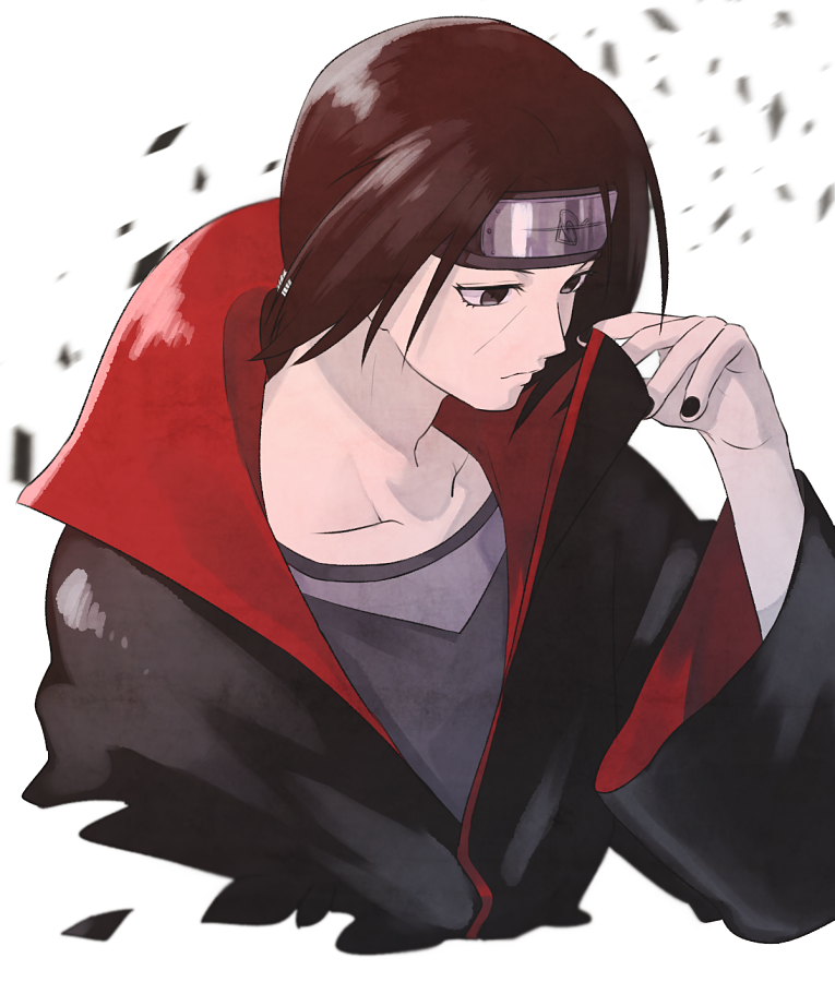 uchiha itachi (naruto) drawn by color1242