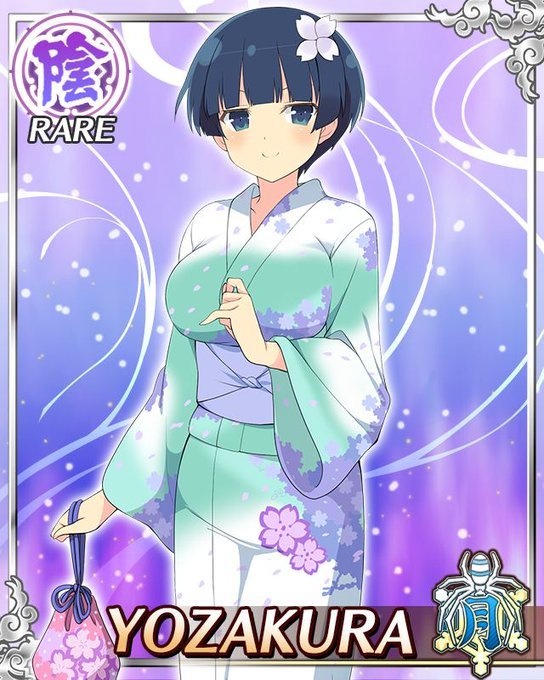 yozakura (senran kagura and 1 more) drawn by yaegashi_nan