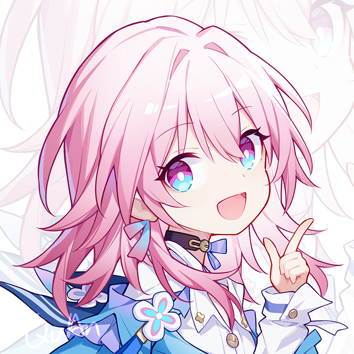 march 7th (honkai and 1 more) drawn by quan_(kurisu_tina)