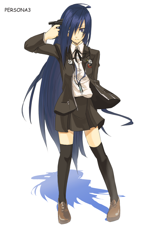 yuuki makoto (persona and 1 more) drawn by sengoku_aky