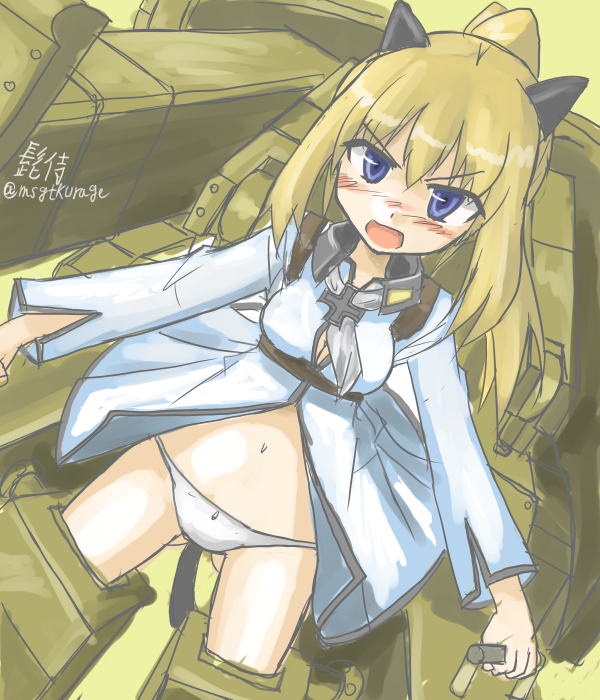 charlotte lueder (world witches series and 1 more) drawn by higezamurai_(kurage_gunsou)