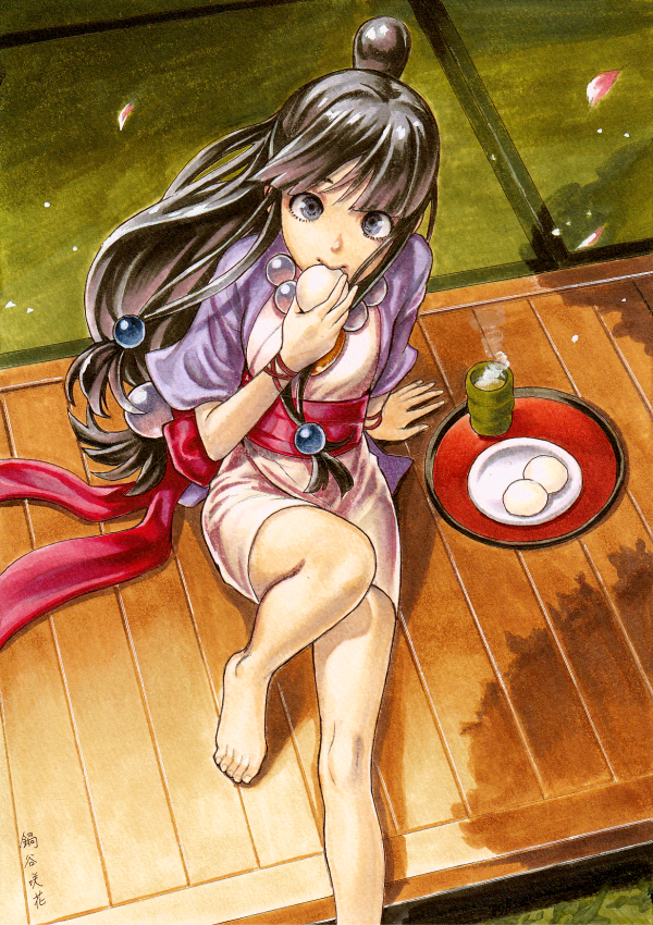 maya fey (ace attorney) drawn by nabeya_sakihana