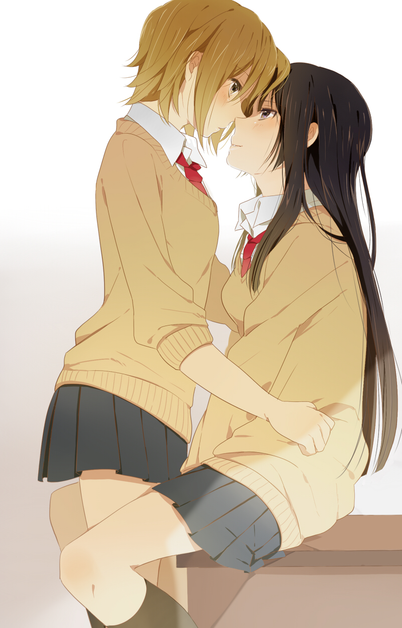 akiyama mio and tainaka ritsu (k-on!) drawn by karuha