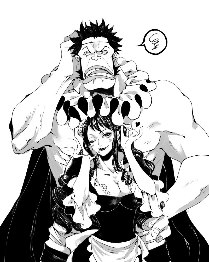 baby 5 and sai (one piece) drawn by shredders