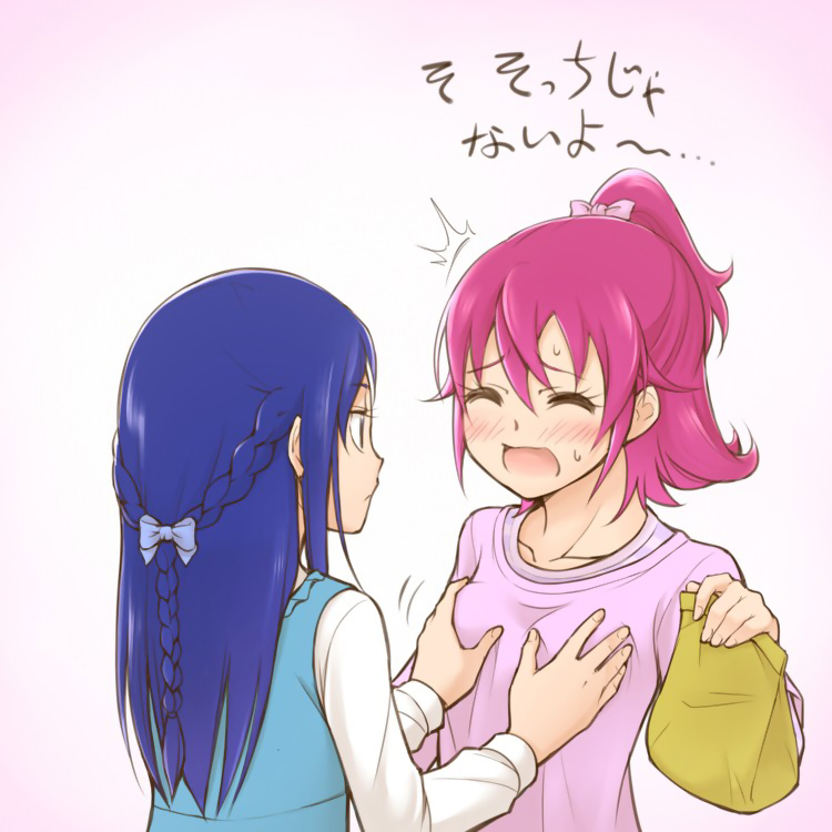 hishikawa rikka and aida mana (precure and 1 more) drawn by ogry_ching