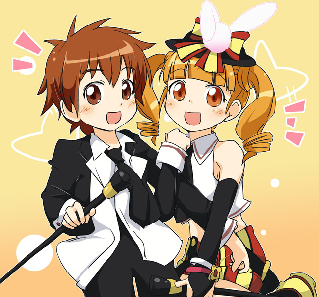 yumeno uta and kogure kakeru (sanrio and 1 more) drawn by ixy