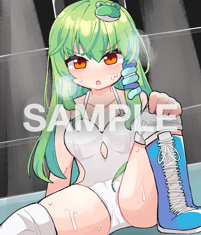 kochiya sanae (touhou and 1 more) drawn by yamase