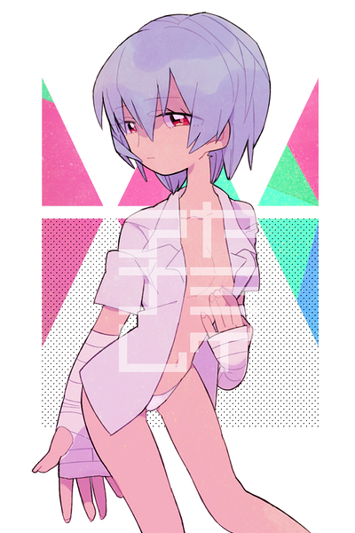 ayanami rei (neon genesis evangelion) drawn by sa_kuma