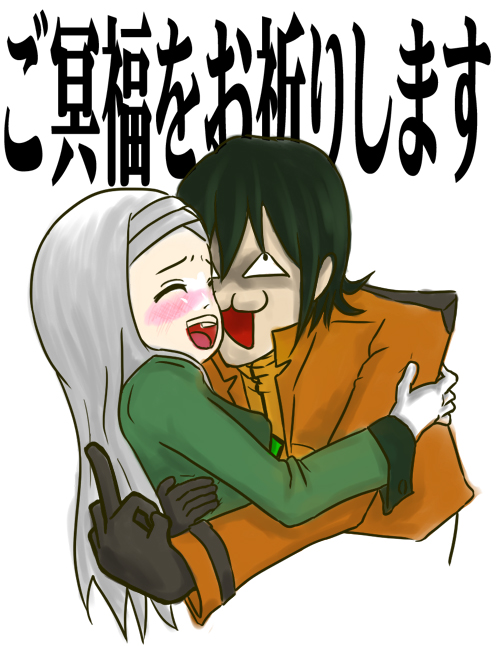 allelujah haptism and soma peries (gundam and 1 more) drawn by wa_ichirou