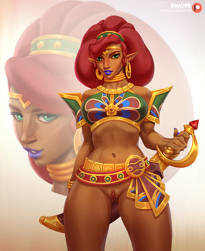 urbosa (the legend of zelda and 1 more) drawn by rino99