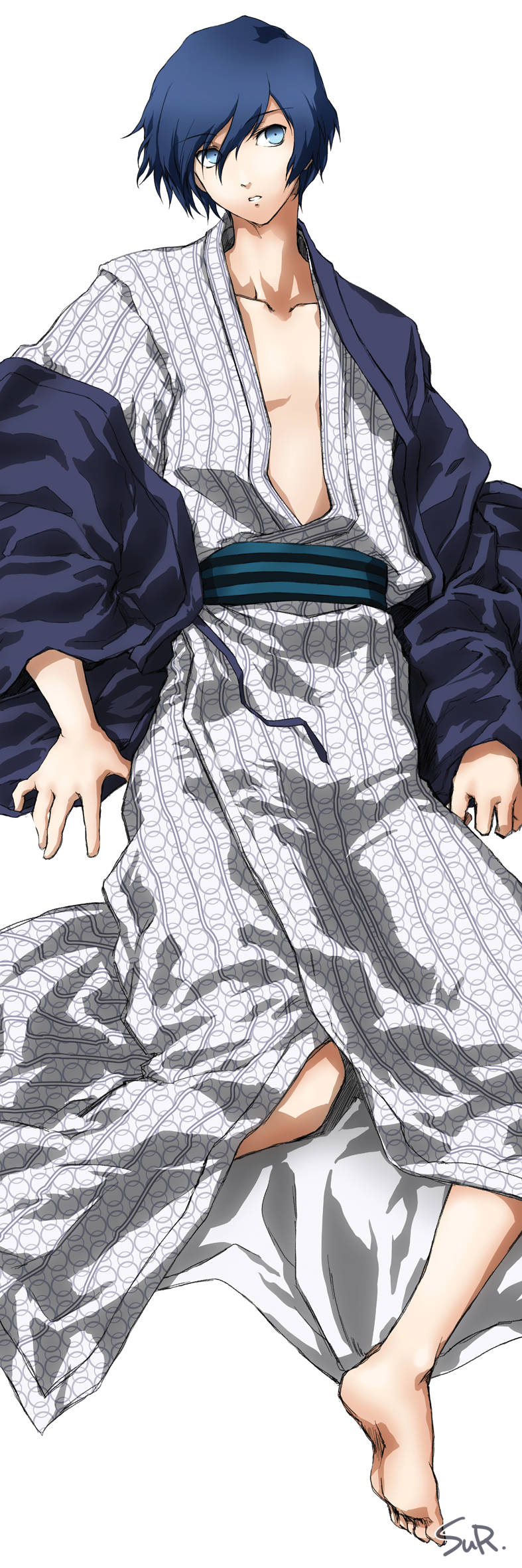yuuki makoto (persona and 1 more) drawn by shouki