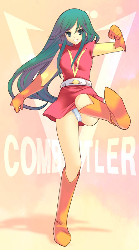 nanbara chizuru (choudenji robo combattler v) drawn by iizuki_tasuku