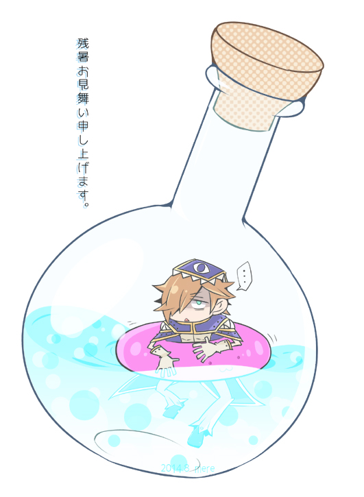 poring, creator, and rideword (ragnarok online) drawn by mere_(enya)