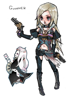 celes chere, gunner, and setzer gabbiani (final fantasy and 3 more)