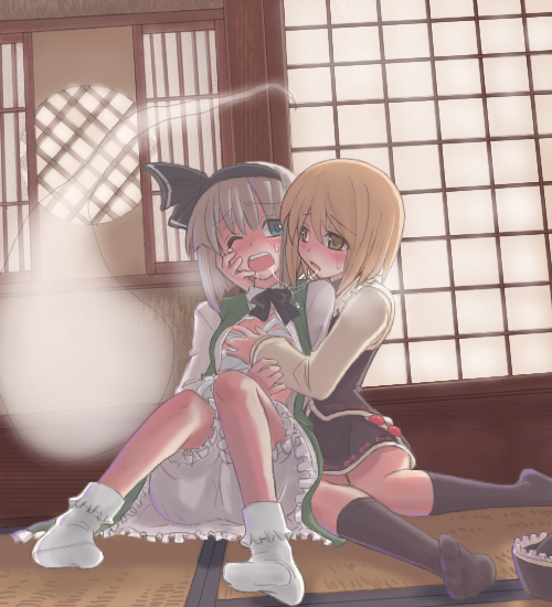 konpaku youmu and lunasa prismriver (touhou) drawn by fujii_jun