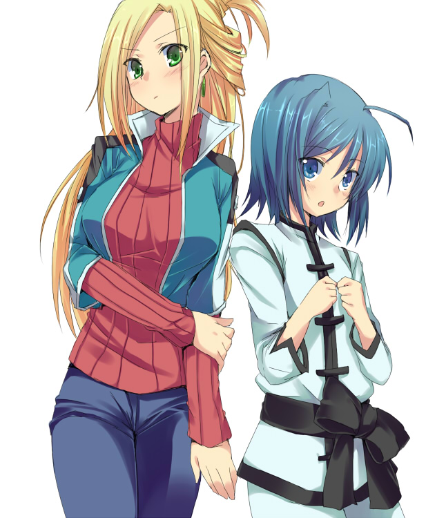 sendou aichi and tatsunagi kourin (cardfight!! vanguard) drawn by jyon104