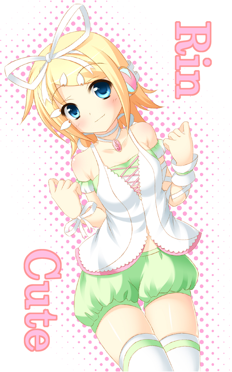kagamine rin (vocaloid and 2 more) drawn by akarin_(sakuraakarin)