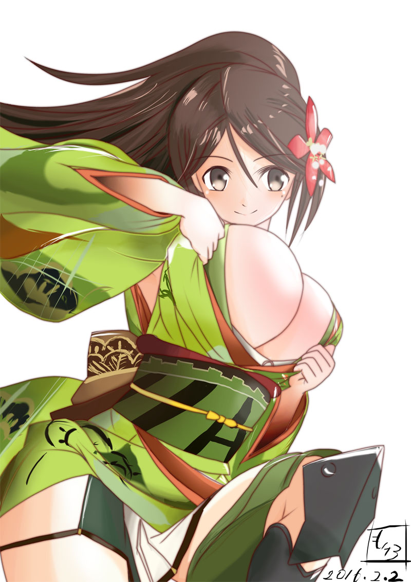 amagi and amagi kai (kantai collection) drawn by moke_ro