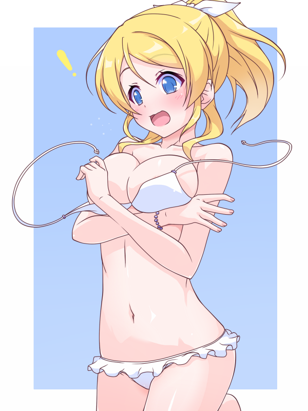 ayase eli (love live! and 1 more) drawn by k10k