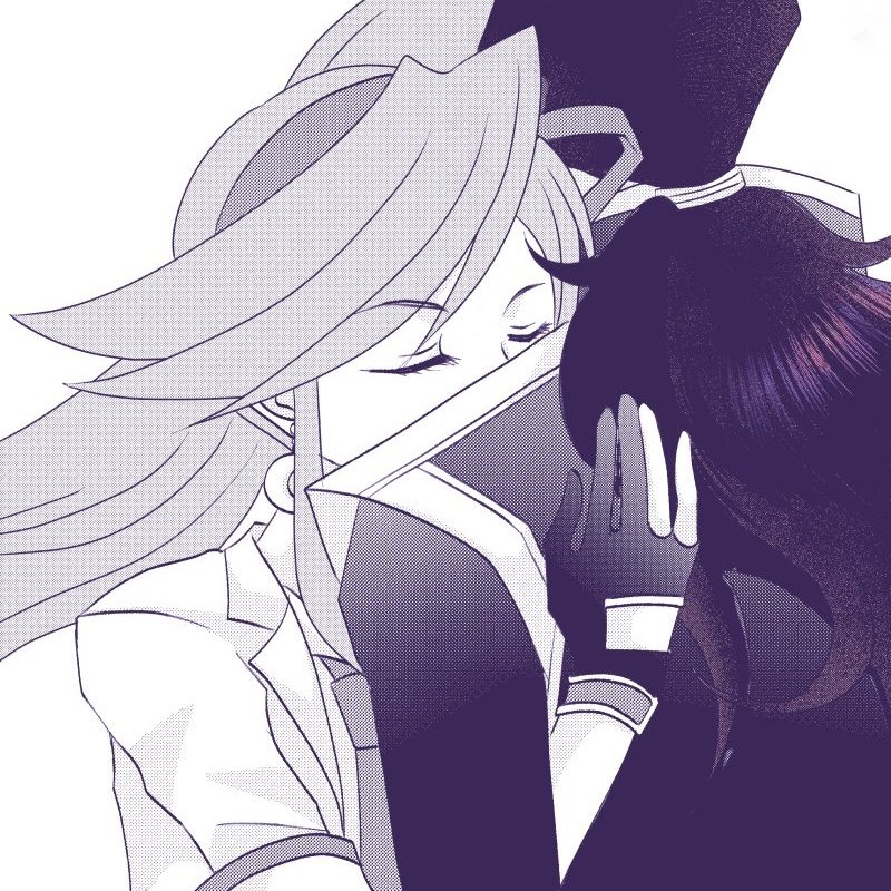 athena cykes and simon blackquill (ace attorney) drawn by sylphy_fe
