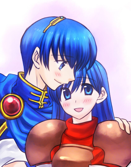 marth and caeda (fire emblem and 1 more) drawn by bo_(774berry)
