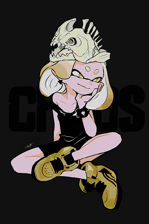 pearl (splatoon and 1 more) drawn by imaikuy0
