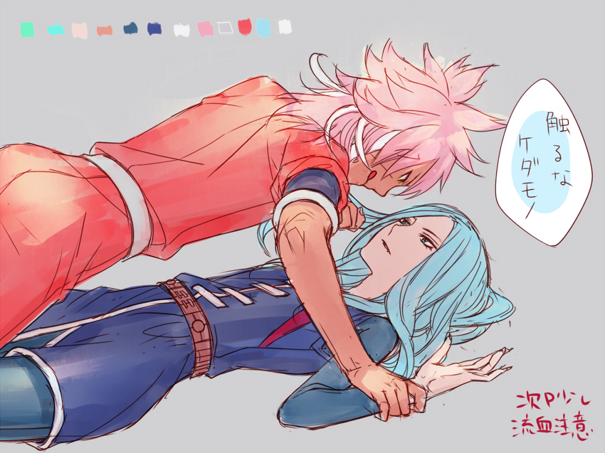 vanfeny vamp and garushaa wolfein (inazuma eleven and 2 more) drawn by hs2